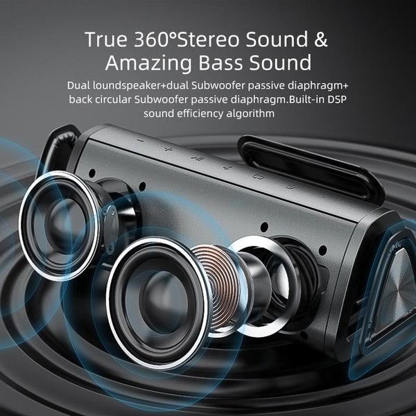 360 Stereo Sound Bluetooth Speaker