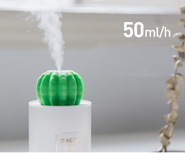 280ML Cactus Ultrasonic Aroma Essential Oil Diffuser
