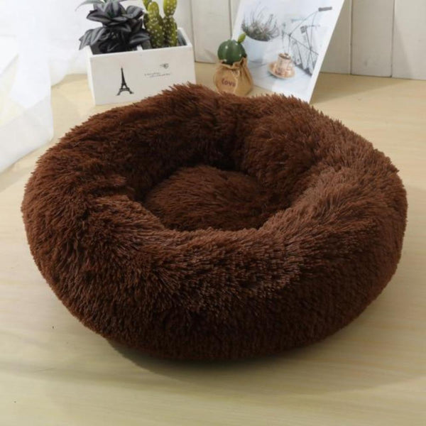 Dog Bed Soft Fluffy Long Plush Calming Bed Cushion for Small Large Dog / Cats