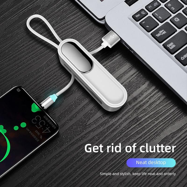 3 in 1 Magnetic Mini Phone Charger Cable