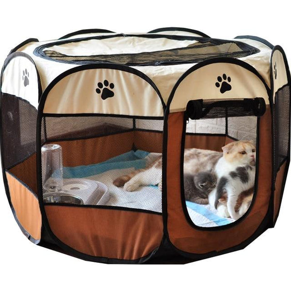 Portable Outdoor House Pets Foldable Indoor Playpen Dog Bed Tent