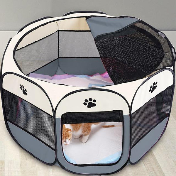 Portable Outdoor House Pets Foldable Indoor Playpen Dog Bed Tent