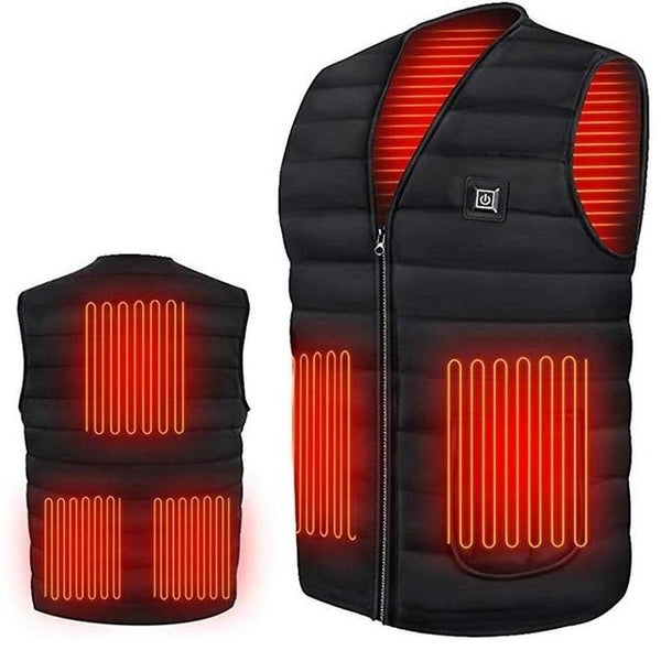 Men Smart heating Vest - USB Infrared Electric Thermal Jacket