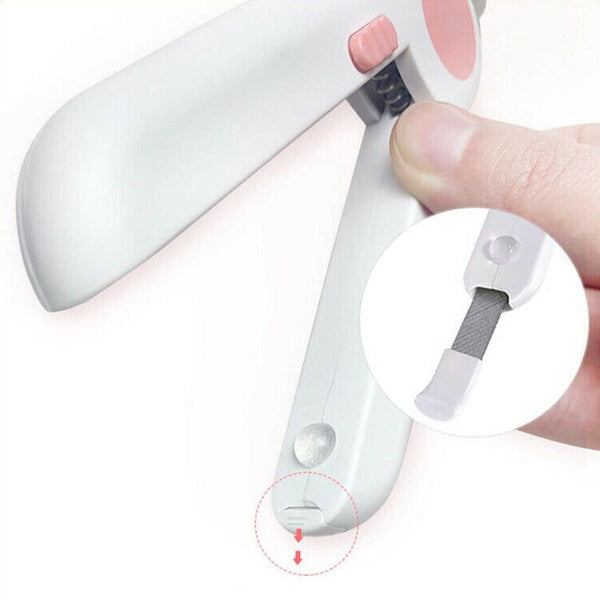 Pet Nail Clipper Scissors Professional LED Safety Nail Clippers Stainless Steel Convenient Nail Cutter