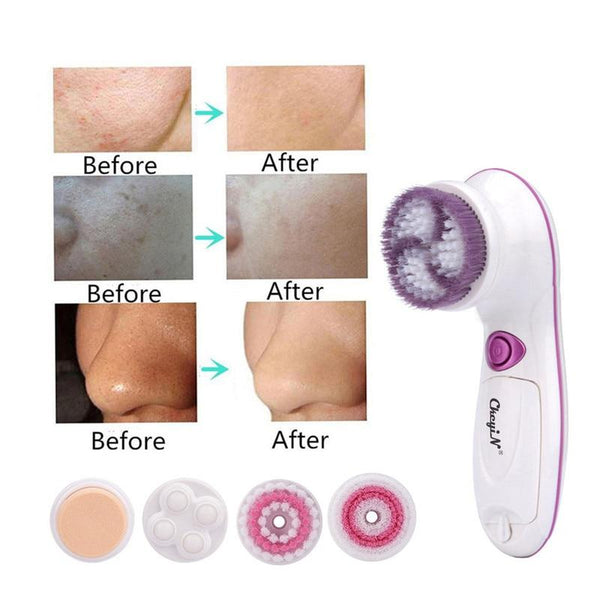 5 In 1 Electric Facial Pore Cleaner Face Brush