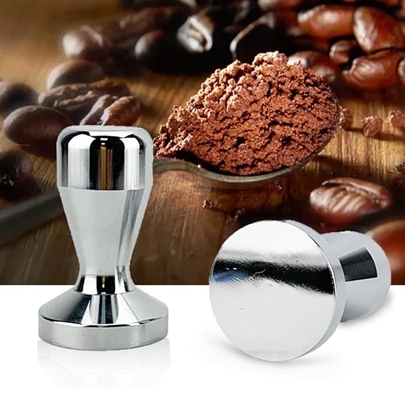 49mm 51mm 58mm Stainless Steel Coffee Tamper Home Calibrated Pressure Espresso Mat Coffee Hammer Espresso Powder Flat Press