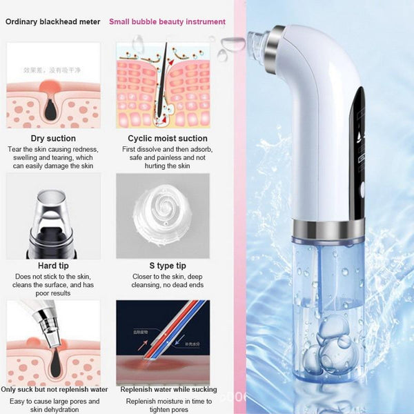 Hydro Derma Vacuum Suction Facial Cleaner