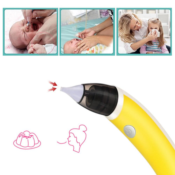 Baby Nasal Aspirator - Electric Safe Hygienic Nose Cleaner