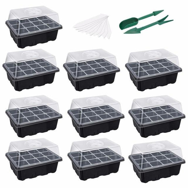 40# 10-pack Seed Starter Trays - Nursery Pots Seedling Tray