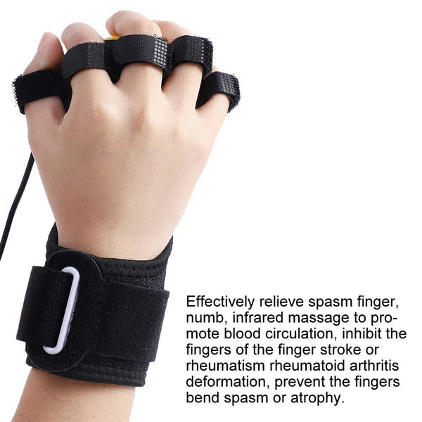Electric Hand Massage Ball - Infrared Therapy Hot Compress Finger Rehabilitation