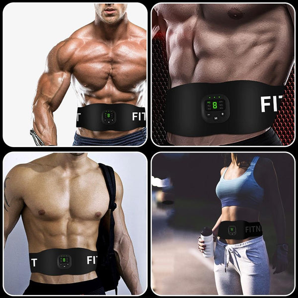 Electronic Abdominal Muscle Stimulator - Smart Fitness Ab Belt
