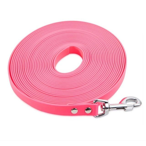 Waterproof PVC Pet Leash Recall Training Tracking Obedience Long Lead Easy to clean Rope - 5m/10m