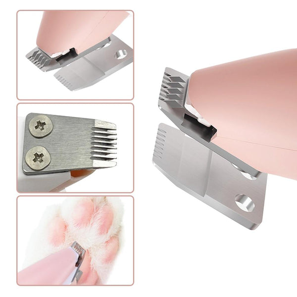 Dog Grooming Clippers Cordless Clipper Low Noise Electric Trimmer for Trimming The Hair Around Paws