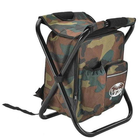2 in 1 Folding Fishing Chair - Bag Folding Portable Backpack