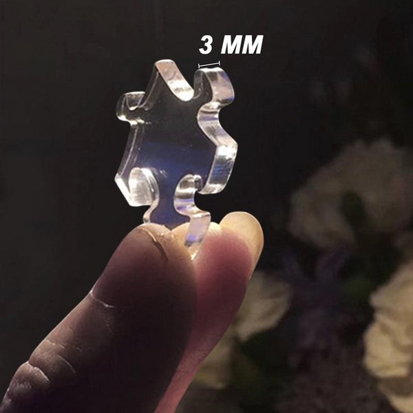 Impossible Puzzle - Clear Crystal Jigsaw Puzzle
