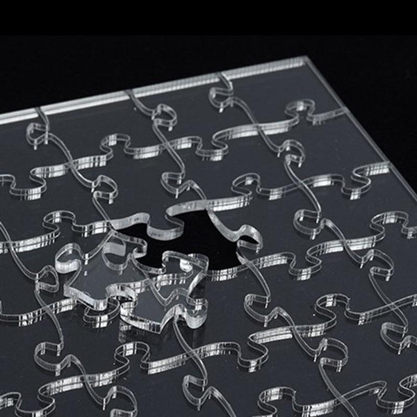 Impossible Puzzle - Clear Crystal Jigsaw Puzzle
