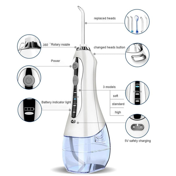 Oral Irrigator Portable Water Dental Flosser