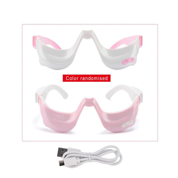 Electric Eye Massager EMS Vibration Eye Care Massage Tool 3D Eyewear Hot Compress Therapy Relief Eye Fatigue Relaxation