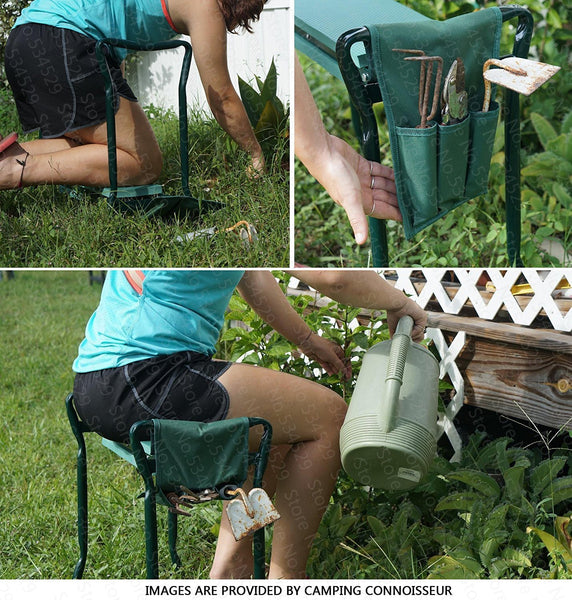 Multifunctional Folding Garden Kneeler and Seat Bearing