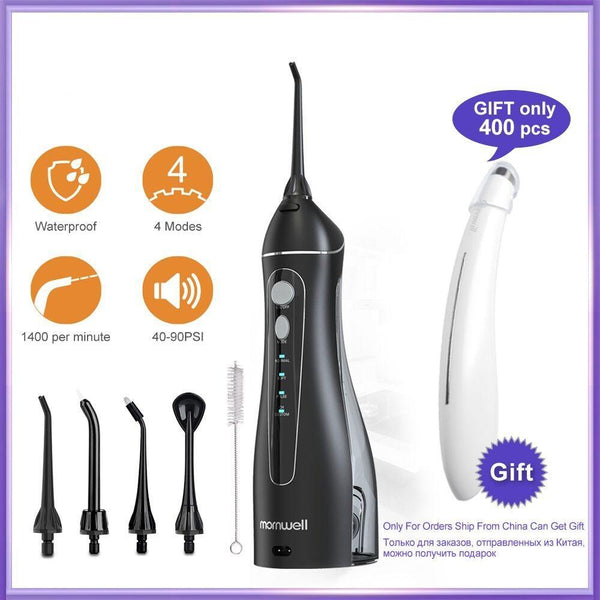 Mornwell Portable Oral Irrigator With Travel Bag