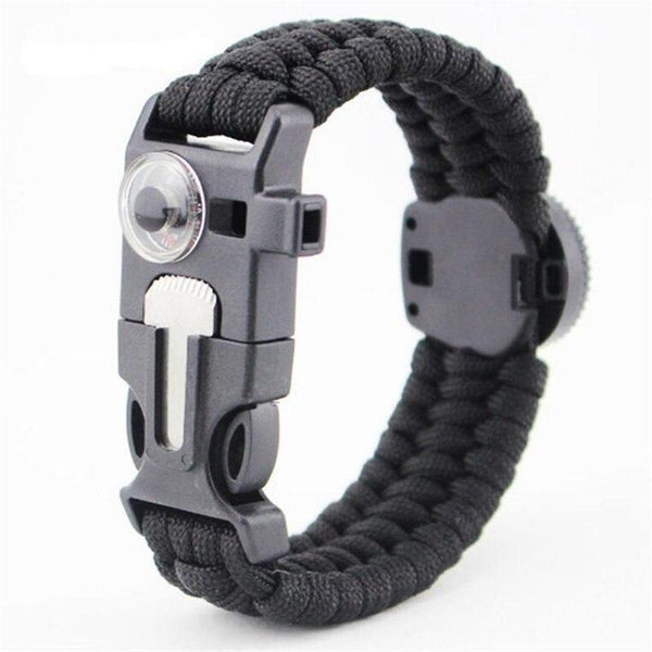 5 in 1 Camping Adjustable Paracord Survival Bracelet for Outdoor