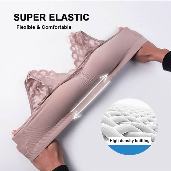 Push Up Comfort Super Elastic Breathable Lace Bra
