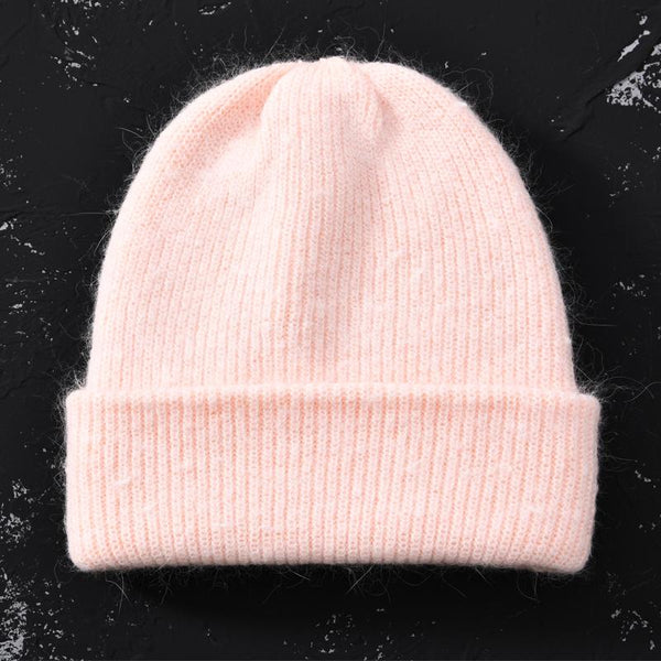 2020 New Winter Hat for Women Rabbit Cashmere Knitted Beanies